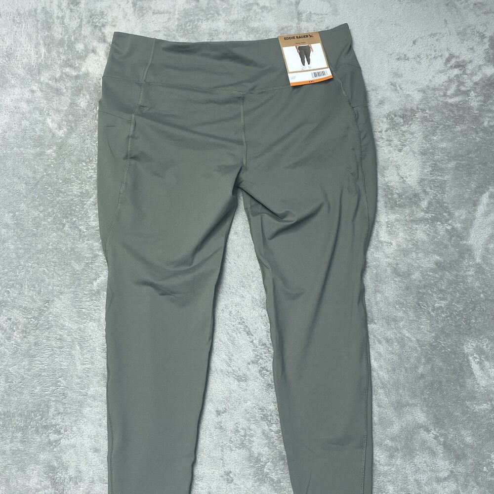 Eddie Bauer Women's XXL Trail Tight Leggings Green a2283 - Picture 9 of 9